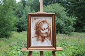 Klasikinis siuvinėjimo kryželiu rinkinys „Madonos atvaizdas“