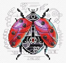 Siuvinėjimo kryželiu rinkinys „Boružė“ Steampunk – kūrybai ir dovanai