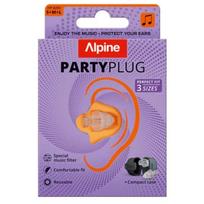 Alpine PartyPlug skaidrios ausų kamštelės – 3 poros