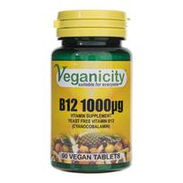 Veganicity Vitaminas B-12 1000 mcg – 90 tabletės
