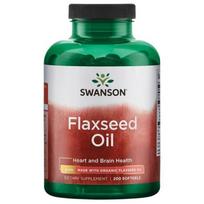 Swanson Linų sėmenų aliejus 1000 mg – 200 kapsulės