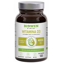 Biowen Vitaminas D3 4000 TV – 120 kapsulių