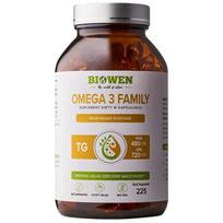Biowen Omega 3 Family TG – 225 kapsulės