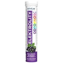 Activlab Pharma Elektrolity Energia yra maisto papildas šnypščių tablečių pavidalu. Elektrolitų ir gliukozės, šaltinis su kofeinu ir vitaminu C.