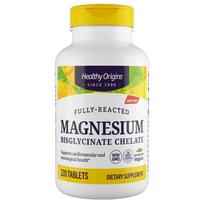 Healthy Origins Magnio chelatas 200 mg - 120 tablečiu