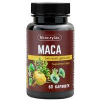 Skoczylas Maca, Ženšenis, Gotu Cola - 60 kapsuliu