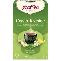 Yogi Tea Žaliasis jazminas, Imbieras ir žolelės - 17 paketėlių