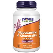 Now Foods Gliukozaminas ir chondroitinas su MSM - 90 kapsulių