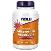 Now Foods Magnio askorbatas su vitaminu C milteliai - 227 g