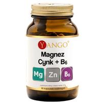 Yango Magnis + cinkas + vitaminas B6 - 90 kapsulių