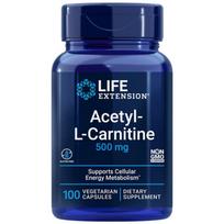Life Extension Acetil-L-karnitinas 500 mg - 100 kapsulių