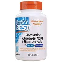 Doctor's Best Gliukozaminas chondroitinas MSM + hialurono rūgštis - 150 kapsulių