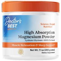 Doctor's Best Didelio įsisavinimo magnio milteliai - 200 g
