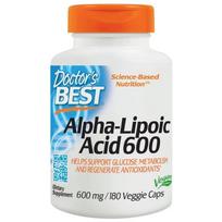 Doctor's Best Alfa lipoinė rūgštis 600 mg - 180 kapsulių