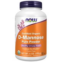 Now Foods D-manozės gryni milteliai - 170 g