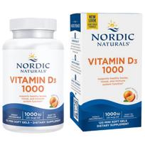 Nordic Naturals Vitaminas D3 1000, Orange - 120 mini kapsulių