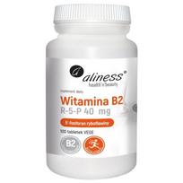 Aliness Vitaminas B2 R-5-P (Riboflavinas) 40 mg - 100 tablečių