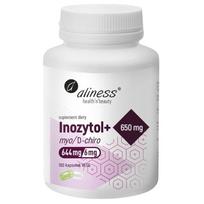 Aliness Inozitolis mio/D-chiro 650 mg + vitaminas B6 - 100 kapsulių