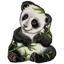 Mielas kryželiu siuvinėjimo rinkinys pagalvei „Mano Panda“