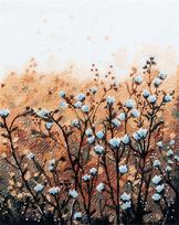 Raminantis siuvinėjimo kryželiu rinkinys „Laukas auštant“, 15.5×20.5 cm