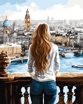 Tapyba pagal numerius: Londono panorama, 40x50 cm rinkinys suaugusiems