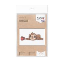Kryželiu siuvinėjimo rinkinys „Lėtas rytas“, 13×5,5 cm – pradedantiems