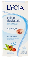 LYCIA Perfect Touch Eyebrow antakių depiliacinės vaško juostelės, 16 vnt.