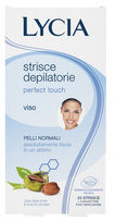 LYCIA Perfect Touch veido  depiliacinės vaško juostelės, 20 vnt.