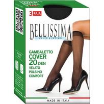Kojinės moterims Bellissima Cover juodos, 3 vnt., 20 DEN, Universalus
