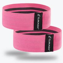 Climaqx Booty Bands Set (pasipriešinimo gumos) 2 vnt. - Pink