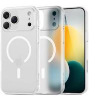 Matinis baltas dėklas Apple iPhone 17 Pro Max telefonui "Tech-Protect MagSlim Magsafe"