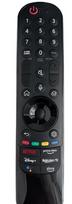 Išmaniojo (Smart TV) ir televizoriaus priedas REMOtech nuotolinio valdymo pultas analogas AKB76039901 / MR22GA, skirtas LG televizoriams