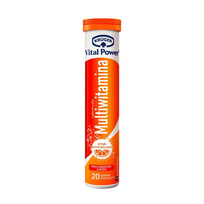 VITAL POWER MULTIVITAMINAI, 20 šnypščiųjų tablečių