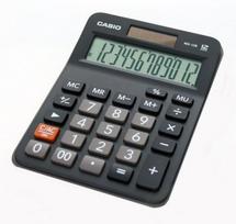 Casio MX-12B 12 skaitmenų juodas biuro skaičiuotuvas