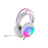 MARVO HG8959 Lumi 40 RGB Laidinės žaidimų ausinės | USB | 3.5 mm | Baltos