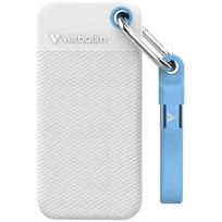 Verbatim External Pocket SSD 1TB USB-C 3.2 Gen 2 white-light blue 32320