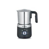 Severin 3588 Milk Frother/Warmer, Handheld Electric, Black, Silver