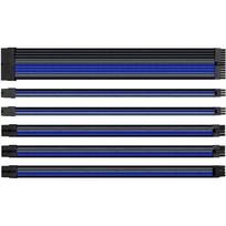 Kabelių prailginimai (Cable Extensions/Sleeves) (24PIN 2x 8PIN PCIE 2x 6PIN PCIE 1x 8PIN EPS (CPU) JUODA-PILKA-MĖLYNA