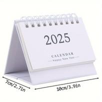 Mini stalo kalendorius 2025,  Baltas