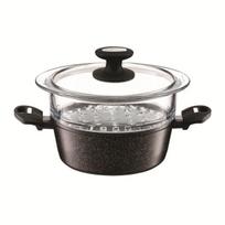 Ambition garų puodas su dangčiu Gold, 20 cm, 5 l