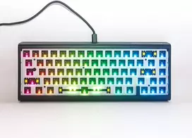 Ducky Tinker 65 Barebone žaidimų klaviatūra, RGB – juoda (ISO-DE)