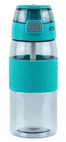 Gertuvė KITE, 600ml, su užrakinamu dangteliu, žalios sp. tritano plastikas
