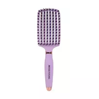 SISTER YOUNG_Ovia Plaukų šepetys su šerno šeriais Lilac