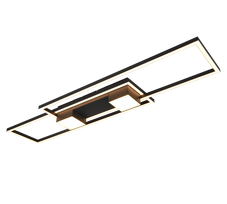 Lubinis LED šviestuvas TRIO ALBANY 37W 2700-6500K 4300lm Switch Dimmer 28x100x88cm su pultu