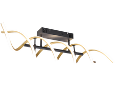 Lubinis LED šviestuvas TRIO SEQUENCE, 41W 2300/3000/4000K 5000lm Switch Dimmer 20x90x23cm