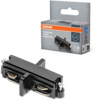Vienfazio taškinių šviestuvų bėgelio jungtis OSRAM TRACKLIGHT, tiesi, juoda