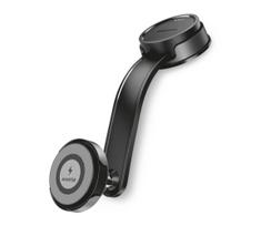 Aligator AMS07BK - Automobilinis telefono laikiklis su lanksčiu MagSafe laikikliu, juodas