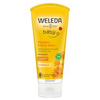 WELEDA Calendula Baby Body Wash & Shampoo 