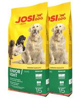 JOSERA JosiDog Senior Light 2x15 kg vyresniems ir mažiau aktyviems šunims