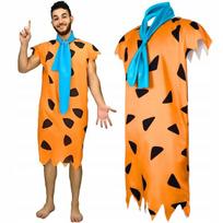 Caveman Costume Flinstones Cosplay Fred Men's Halloween Disguise, Universal